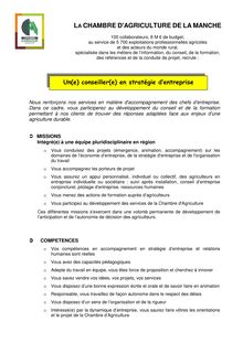 OE - Conseiller ent. CDD Coutances