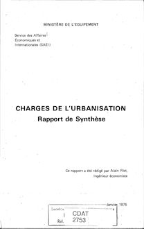 Charges de l urbanisation. : 2753_2