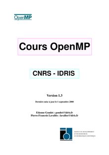 Cours OpenMP