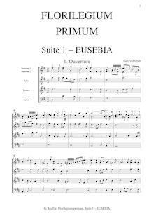 Partition compléte, Florilegium primum, 7 Suites for Strings