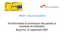 RNDH – Tosca Consultants