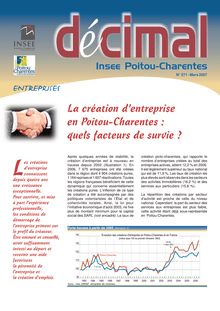 La création d entreprise en Poitou-Charentes : quels facteurs de survie ?