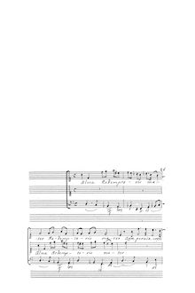 Partition , Alma redemptorius mater, 2 voix (2 canti), Sentimenti devoti espressi con la musica di due, e tre voci [...] libro secondo, Op.6