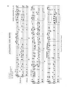 Partition Andante con moto, 5 Pièces d orgue, Deshayes, Henri