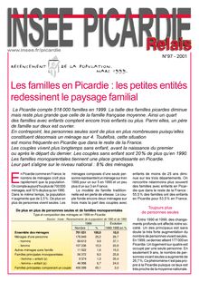 Les familles en Picardie : les petites entités redessinent le paysage familial