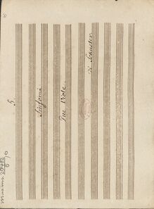 Partition altos, Sinfonia No.5 en B-flat major, B♭ major, Schuster, Joseph