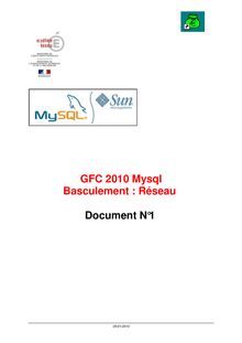 GFC 2010 Mysql Basculement : Réseau Document N°1
