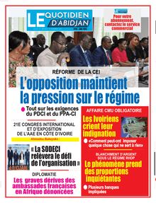 Le Quotidien d Abidjan n°4213 - Du vendredi 30 septembre 2022