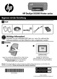 Notice Imprimantes HP  Deskjet D5563