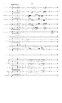 Partition mouvement III, Concerto pour flûte et orchestre, Manookian, Jeff