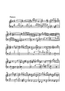 Partition complète, Fantasia et Fugue, Fantasie und Fuge, A minor