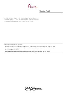 Excursion n° 5: la Baixada fluminense - article ; n°353 ; vol.66, pg 61-66