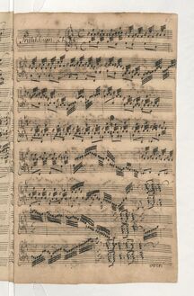 Partition Prelude et Fugue No.21 en B♭ major, BWV 866, Das wohltemperierte Klavier I par Johann Sebastian Bach