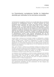 La commission européenne facilite la traduction assistée par