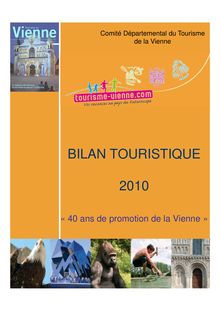 BILAN TOURISTIQUE 2010