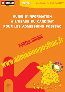 guide d information - www.admission postbac.fr