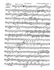 Partition violoncelle, Symphony No.3, Op.55, Eroica, E♭ major, Beethoven, Ludwig van