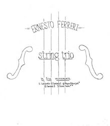 Partition complète, corde Trio, Ferreri, Ernesto