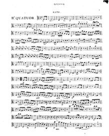 Partition viole de gambe, 3 corde quatuors, Woelfl, Joseph