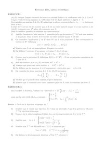 Ecricome 2004 mathematiques classe prepa hec (s)