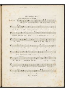 Partition ténor 1mo chœur I, Schlachtlied, D.912 (Op.151), Battle Song