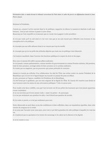 Affaire Jouyet-Fillon : déclaration de François Fillon à l ouverture du procès