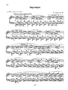 Partition complète (600dpi), Impromptu No.1, A♭ major