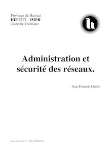 ADMINISTRATION éT SECURITé DES RéSEAUX