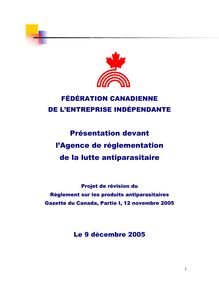 CFIB is providing comment on two items related specifically to the Own Use Importation (OUI) provision