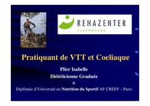 Pratiquant de VTT et Coeliaque