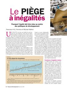 Le piège à inégalités - Finances et développement - Décembre 2005 ...
