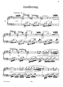 Partition No.5: Annäherung, Frühlingsboten, 12 Klavierstücke, Raff, Joachim