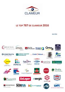 Le loyer de 787 villes de France (Clameur)