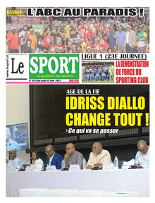 Le Sport n°4772 - du lundi 13 juin 2022
