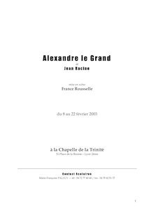 Alexandre le grand alexandre le grand