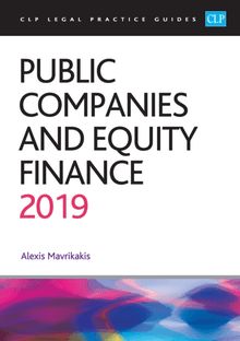 Public Companies and Equity Finance 2019