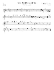 Partition ténor viole de gambe (octave aigu clef), Flatt Consort