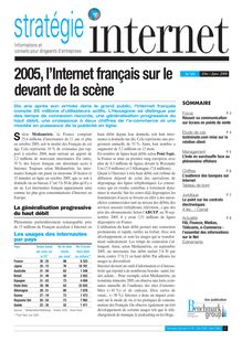 Stratégie Internet n° 99 - déc/Janv 2006