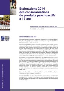 Etude de l OFDT sur l usage de produits psychoactifs