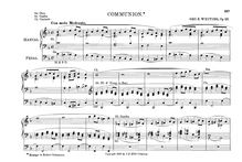 Partition Communion (Homage to Robert Schumann), 2 Compositions pour orgue