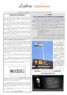 Lettres indiennes (n° 2 - juin 2014)