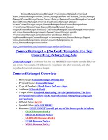 ConnectRetarget review pro-$15900 bonuses (free)