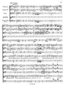 Partition Act I, Nos.7–12, La finta giardiniera, Mozart, Wolfgang Amadeus
