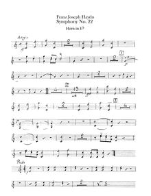 Partition cor 1/2 (E♭), Symphony No.22 en E-flat, Der Philosoph
