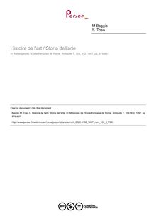 Histoire de l art / Storia dell arte  ; n°2 ; vol.109, pg 879-897