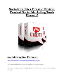 Social Graphics Firesale review-$26,800 bonus & discount