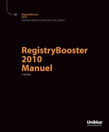 RegistryBooster 2010 Manuel