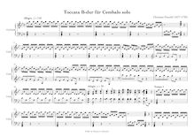 Partition complète, Toccata en B flat, B♭ major, Pezold, Christian par Christian Pezold