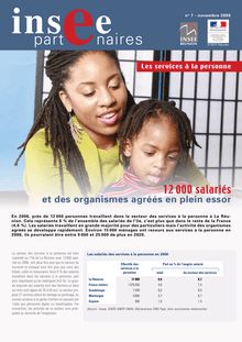 Les services à la personne - Projection à l horizon 2020 - Les organismes agréés à La Réunion en 2008