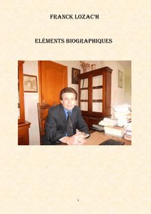Franck Lozac h Eléments biographiques